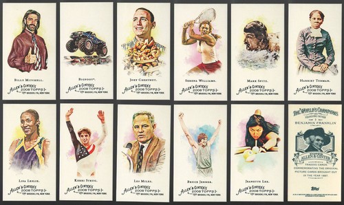 2008 topps allen - topps, ginter